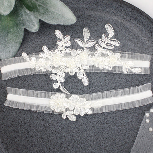 a couple of headbands sitting on top of a plate