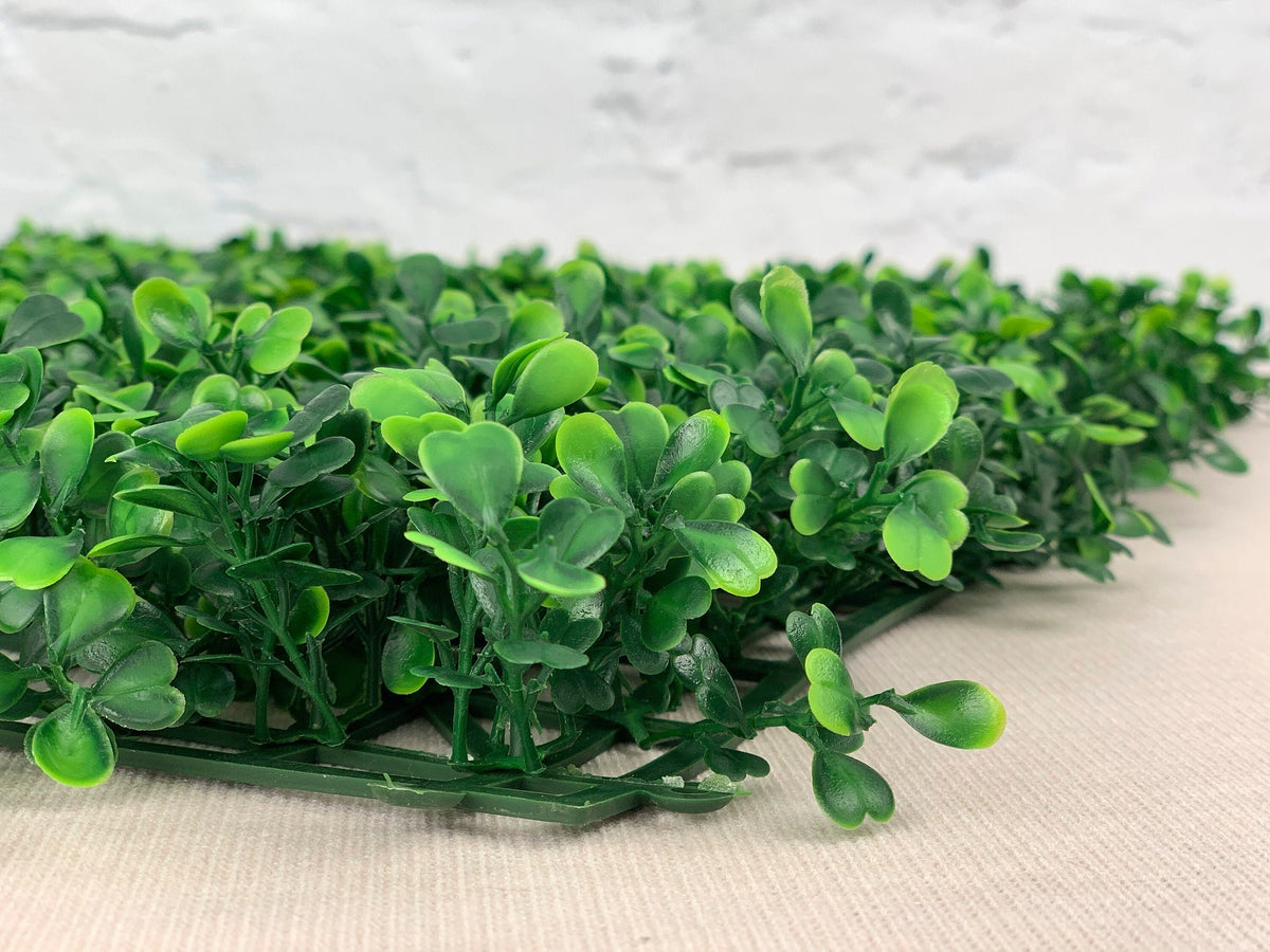 Green Plant Wall Panels: Wedding Backdrop Greenery, Artificial Hedge Decor