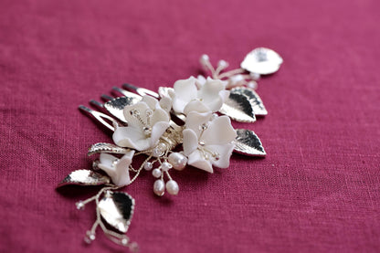a close up of a flower on a table
