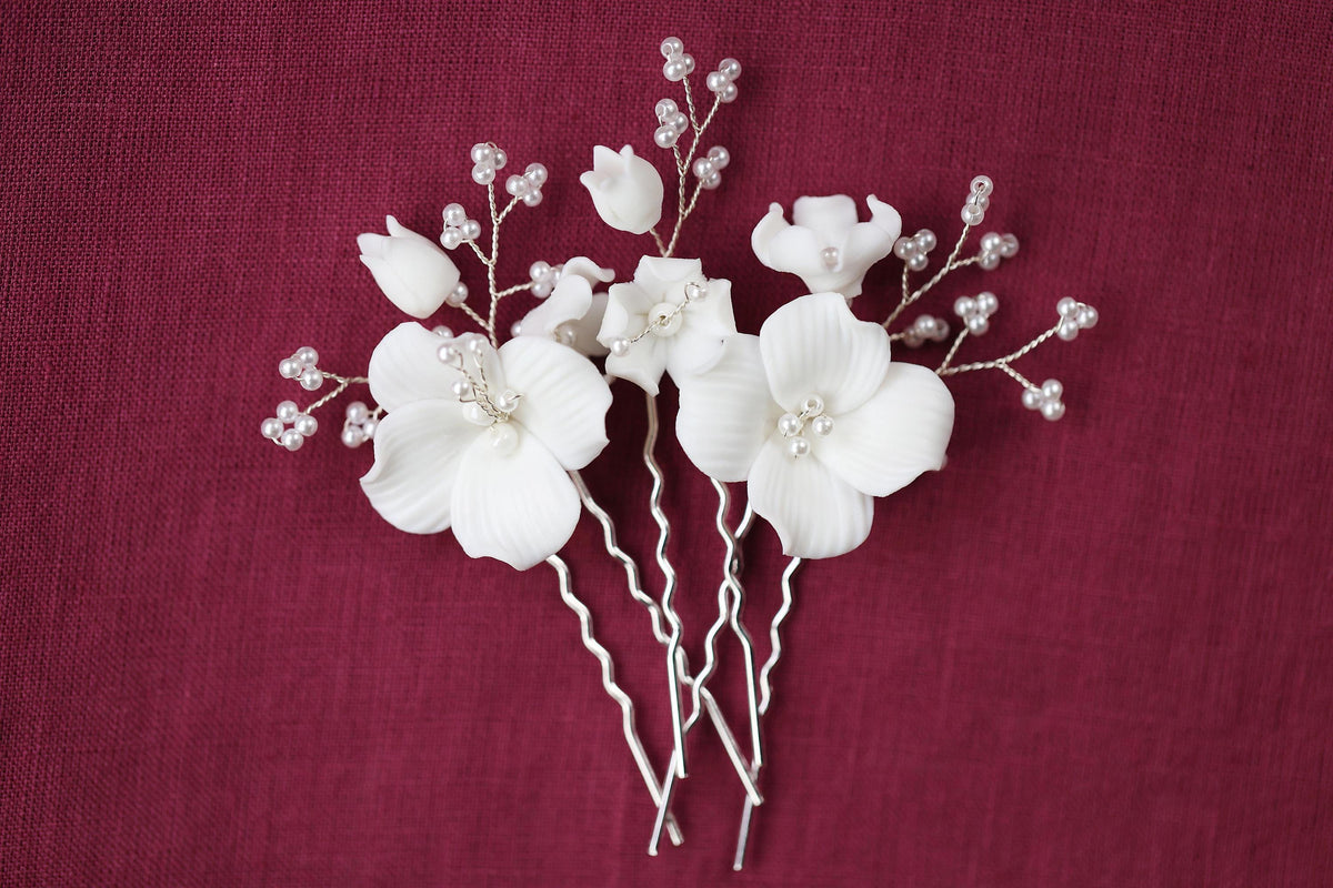 a bunch of flowers that are on a table