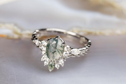 a close up of a ring on a table