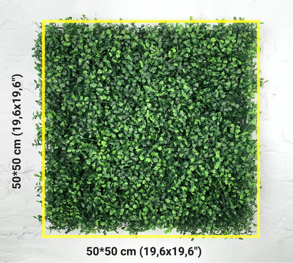 Green Grass Wedding Backdrop: Boxwood Hedge Panel (20"x20")