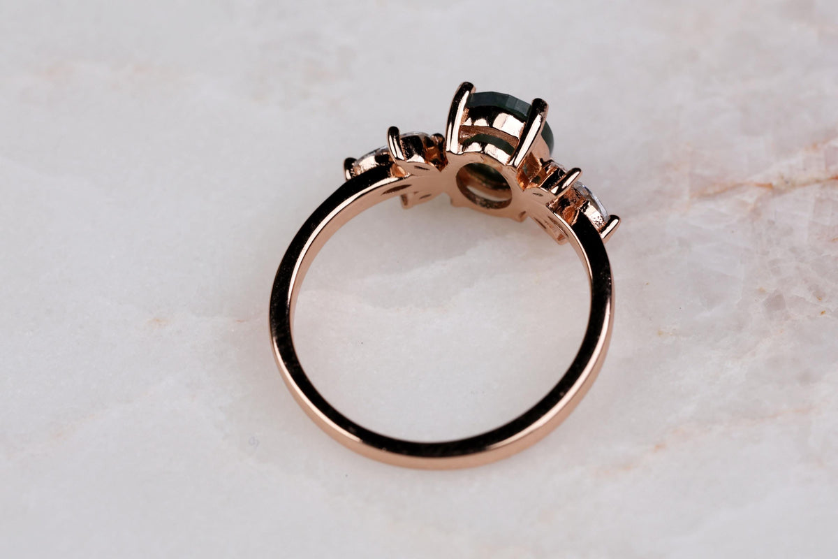 a close up of a ring on a table