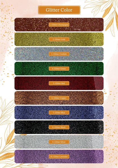 a poster with a bunch of different colors on it