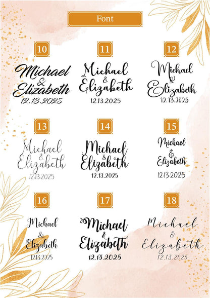 a large set of calligraphy font and numbers