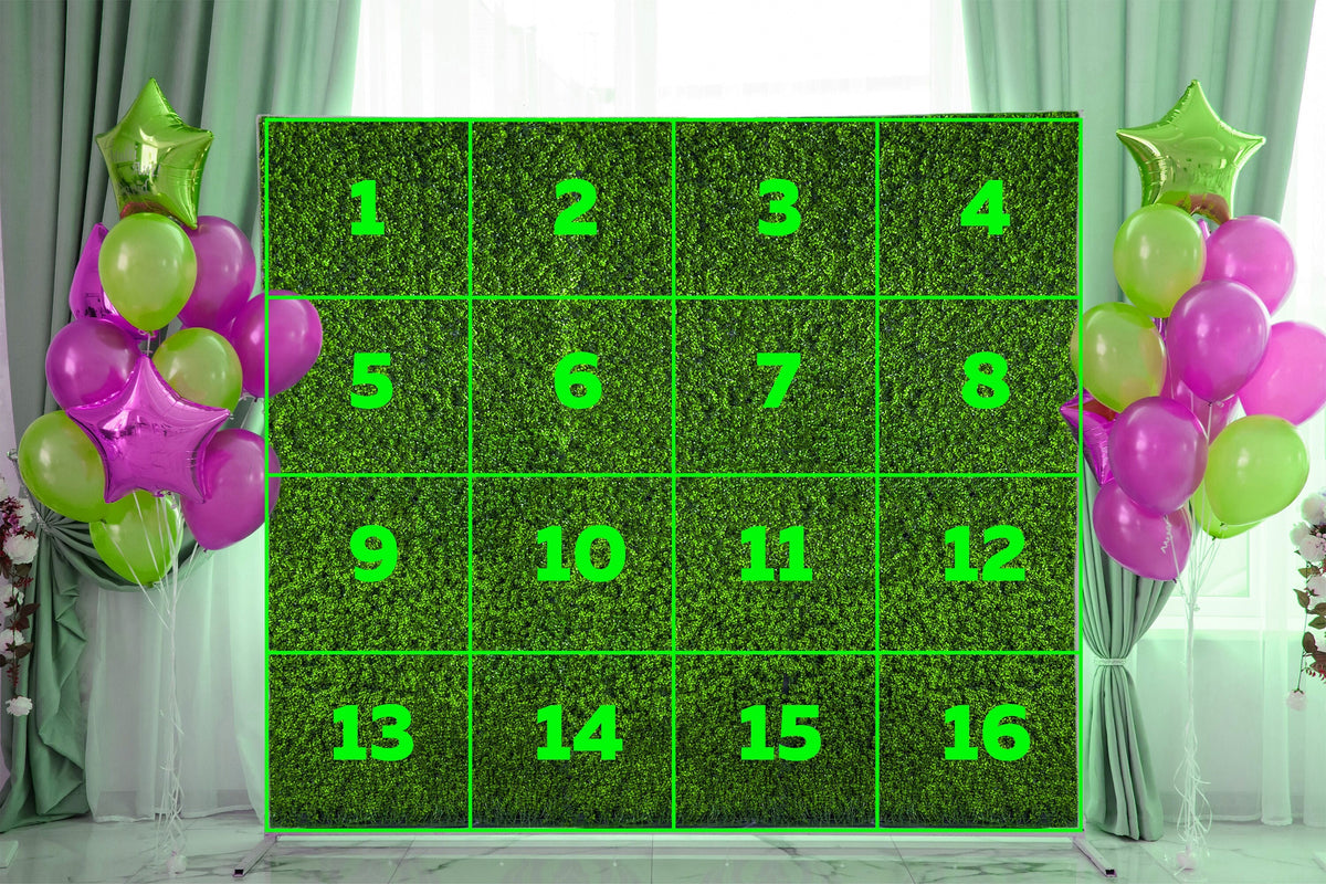 Green Plant Wall Panels: Wedding Backdrop Greenery, Artificial Hedge Decor
