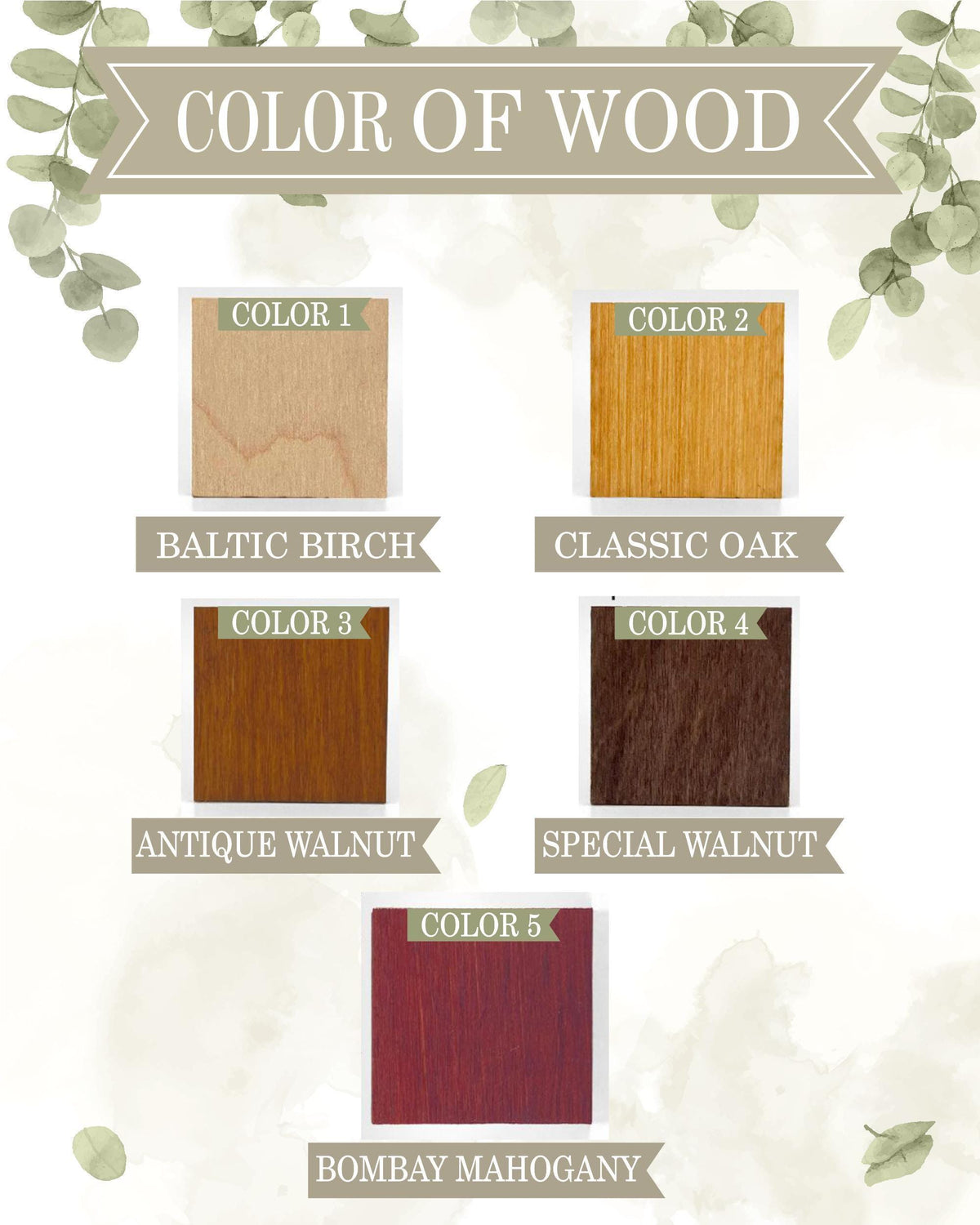 a bunch of different colors of wood