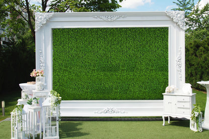 Green Plant Wall Panels: Wedding Backdrop Greenery, Artificial Hedge Decor