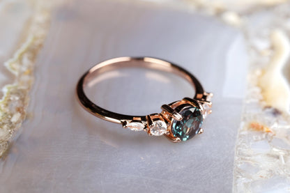 a close up of a ring on a table