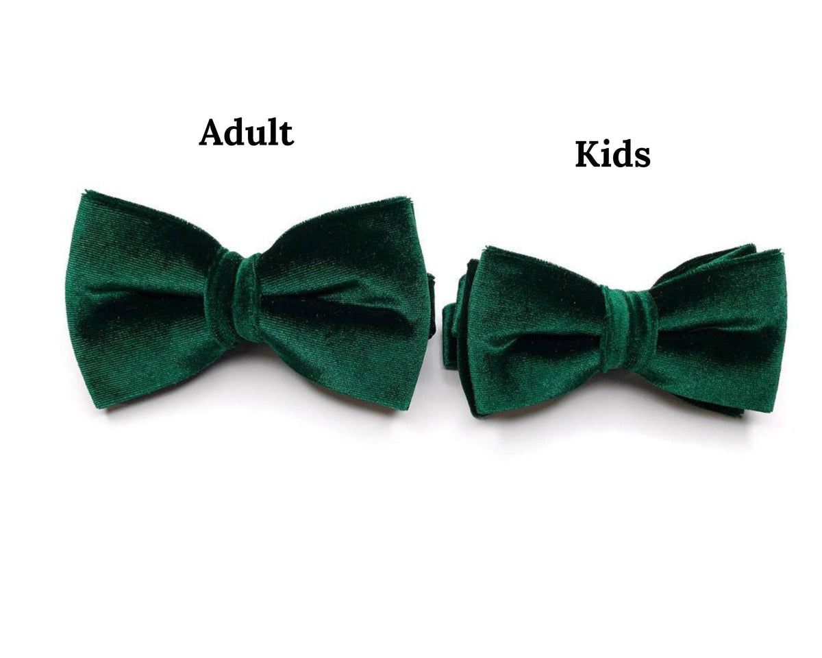 Velvet Suspenders and Bow Tie Set: Father & Son Wedding Outfit