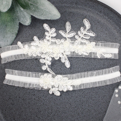 a couple of headbands sitting on top of a plate