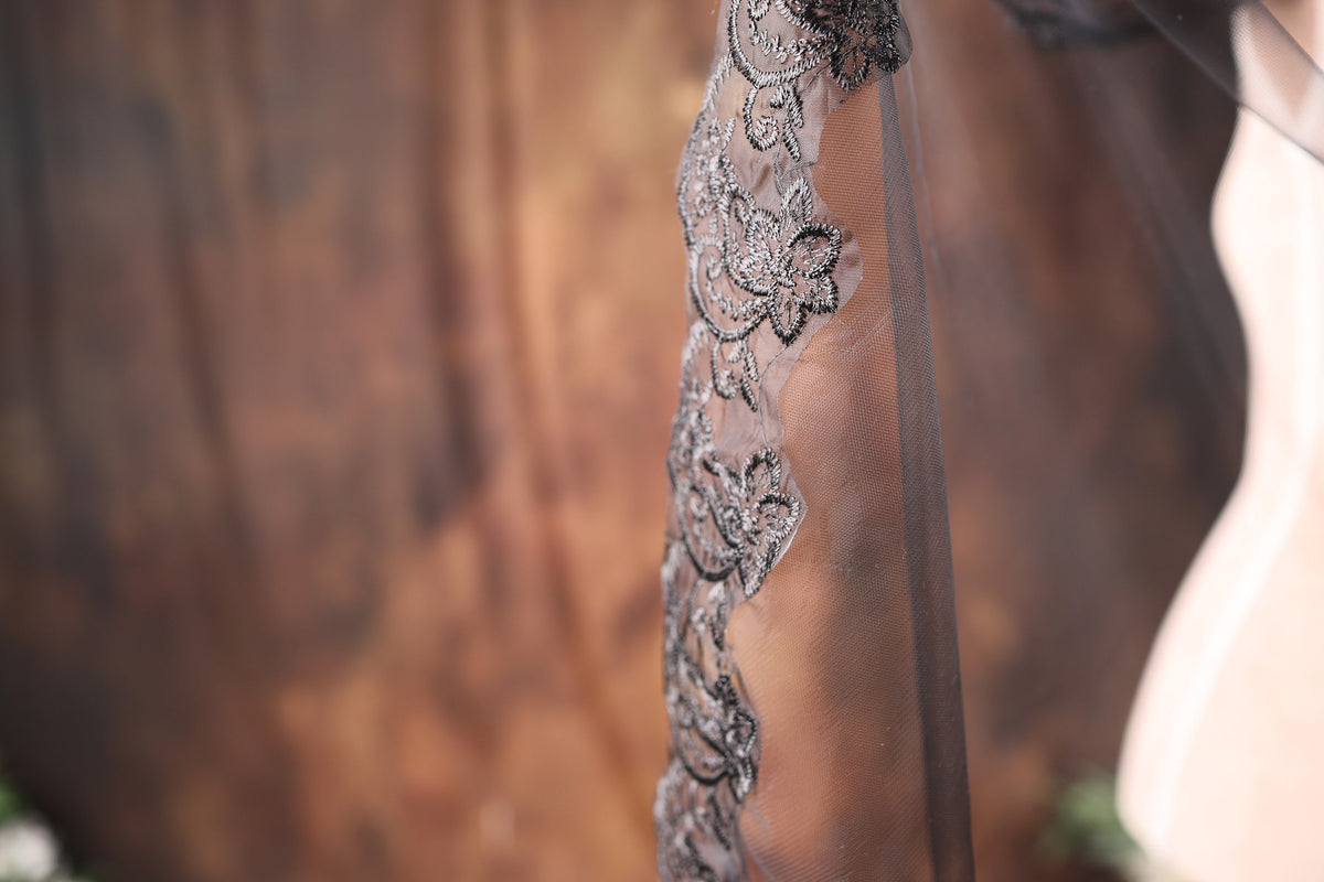 a close up of a dress on a mannequin