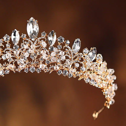 a tiara with a bunch of diamonds on it