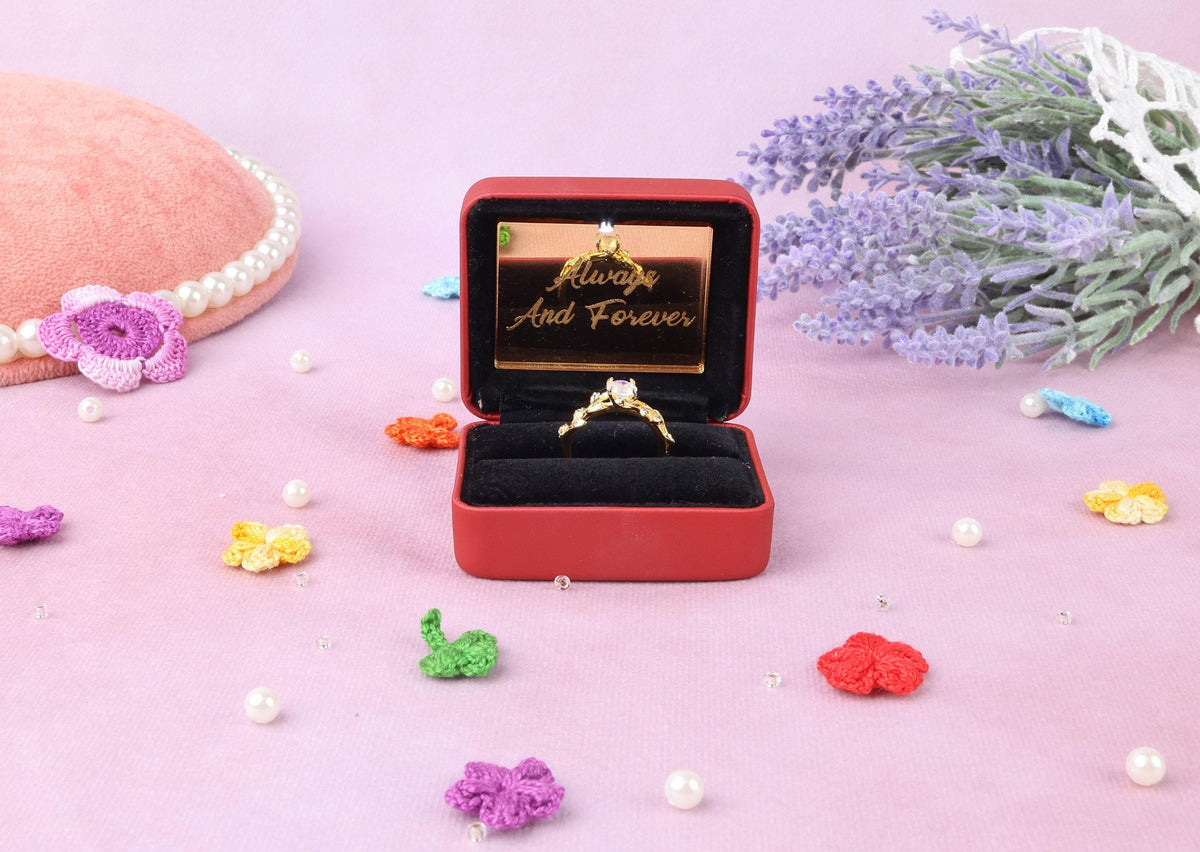 LED Engagement Ring Box: Proposal Ring Bearer