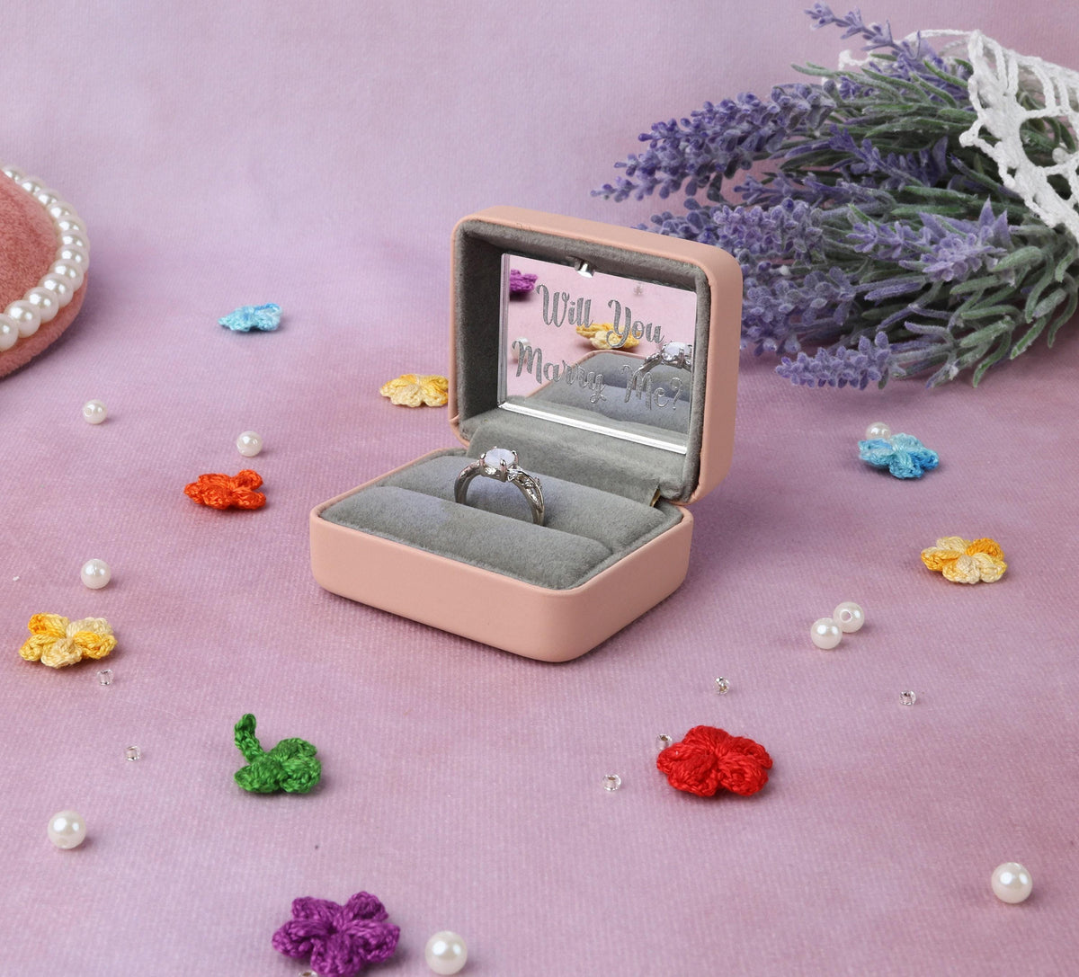 LED Engagement Ring Box: Proposal Ring Bearer