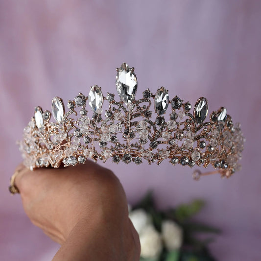 a person holding a tiara in their hand