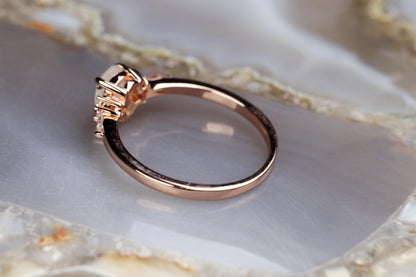 a close up of a ring on a marble surface