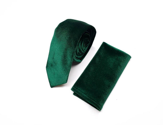 Luxurious velvet necktie, tie for men and boys, stylish look, party outfit