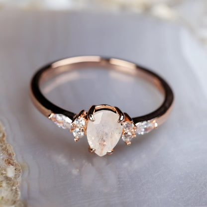 a close up of a ring on a table