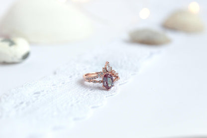 a close up of a ring on a table