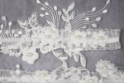 a close up of a dress with flowers on it