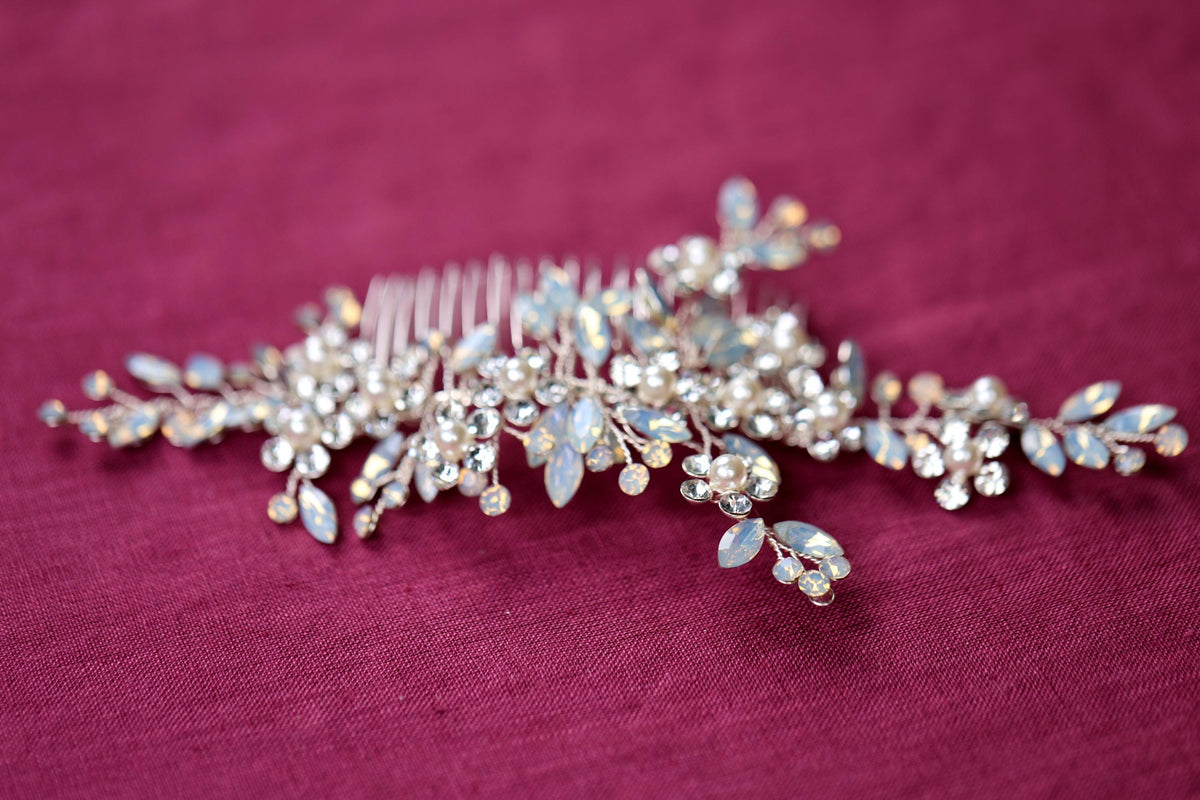 a close up of a hair comb on a table