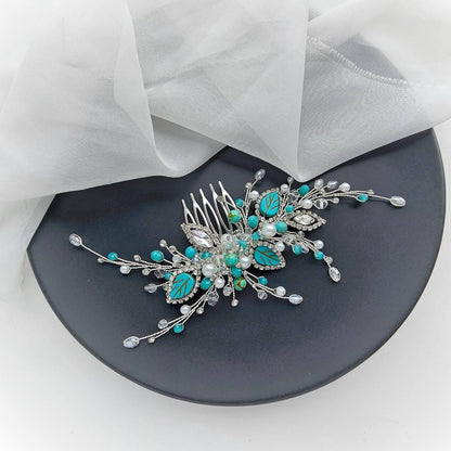 a close up of a hair comb on a plate