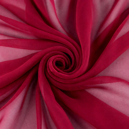Burgundy Wine Red Chiffon Wedding Arch Draping, 60 Inch Wide Fabric Panel, Fall Ceremony Backdrop Decor