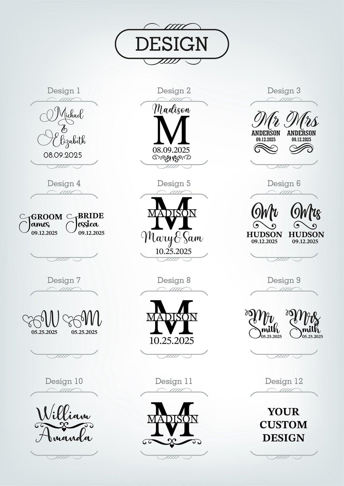 a bunch of different type of font and numbers