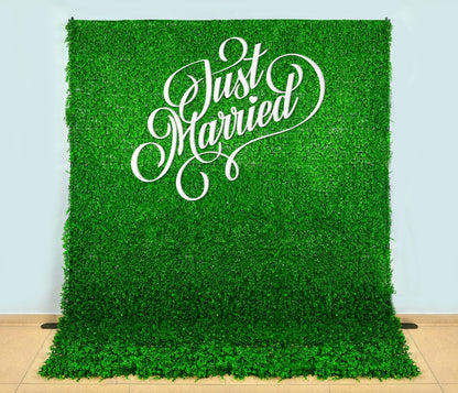 Green Plant Wall Panels: Wedding Backdrop Greenery, Artificial Hedge Decor