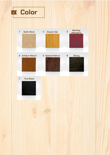 a wooden panel with different colors of wood
