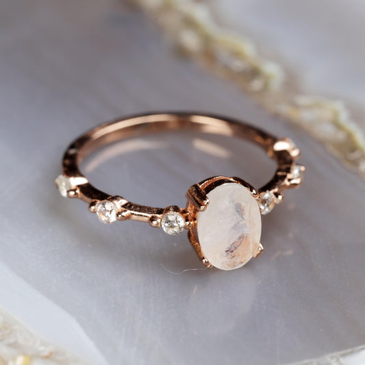 a close up of a ring on a table