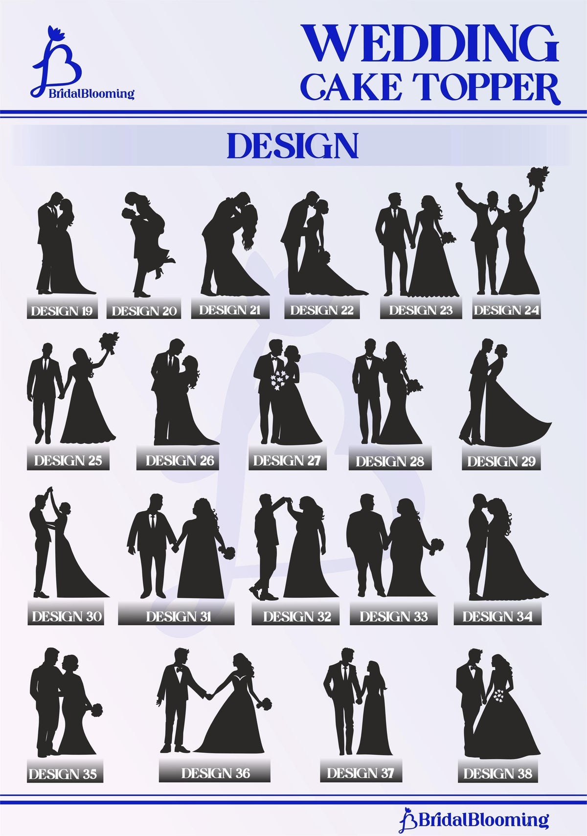 a wedding cake topper with silhouettes of people