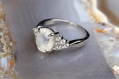 a close up of a ring on a table