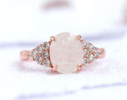 a close up of a ring with a large stone