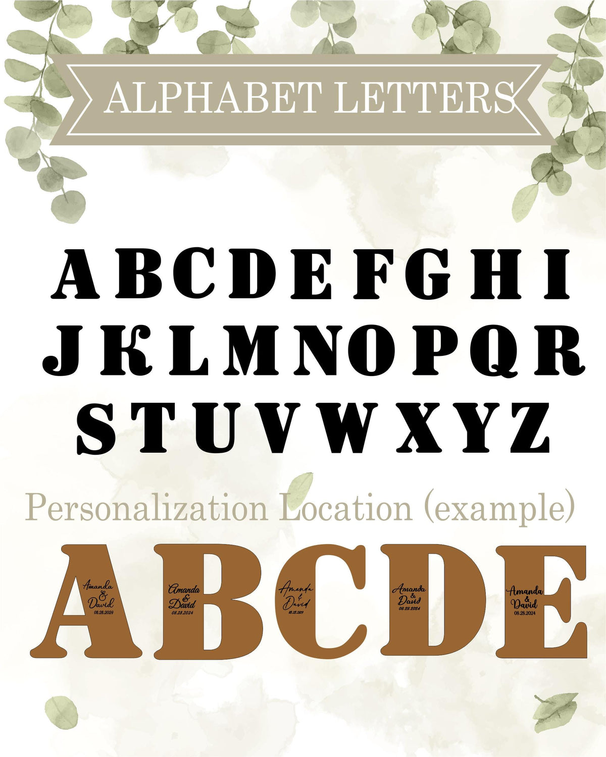 a set of three different type of font and numbers