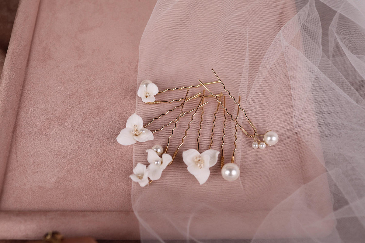 a close up of a bouquet of flowers on a table
