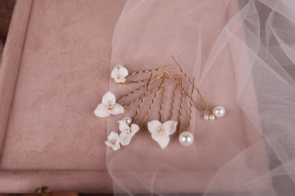 a close up of a bouquet of flowers on a table